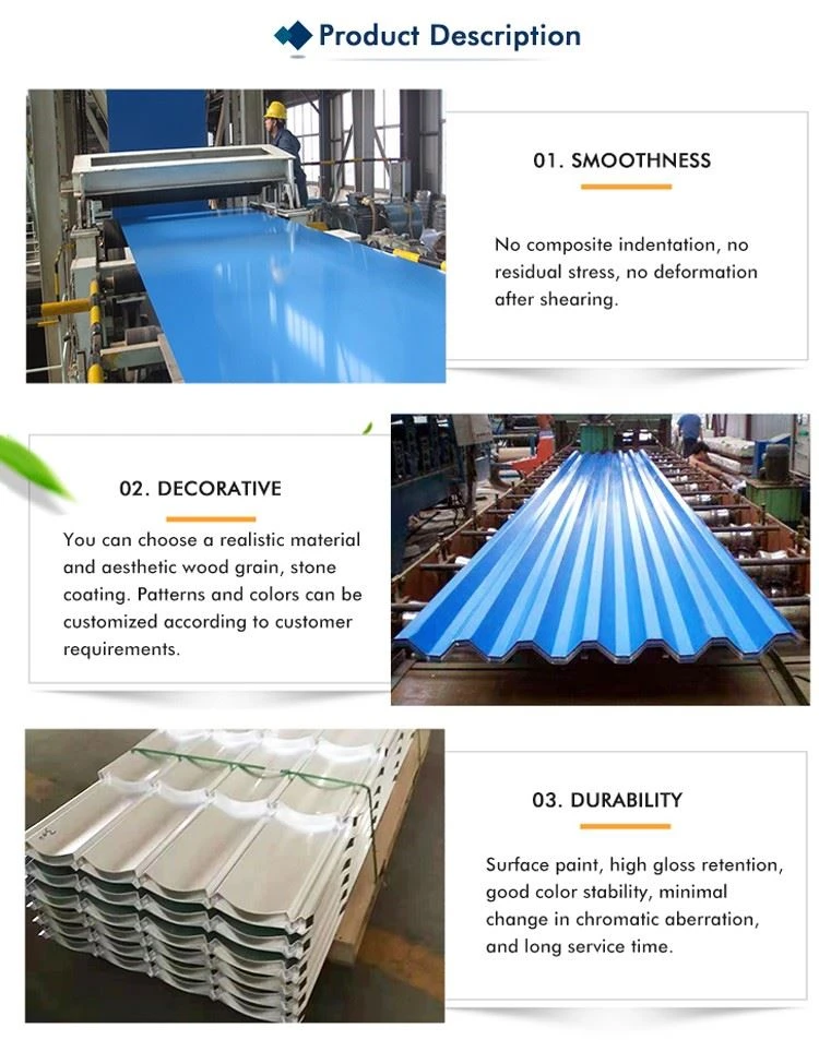 Pre-Painted Corrugated PPGL Roofing Sheet