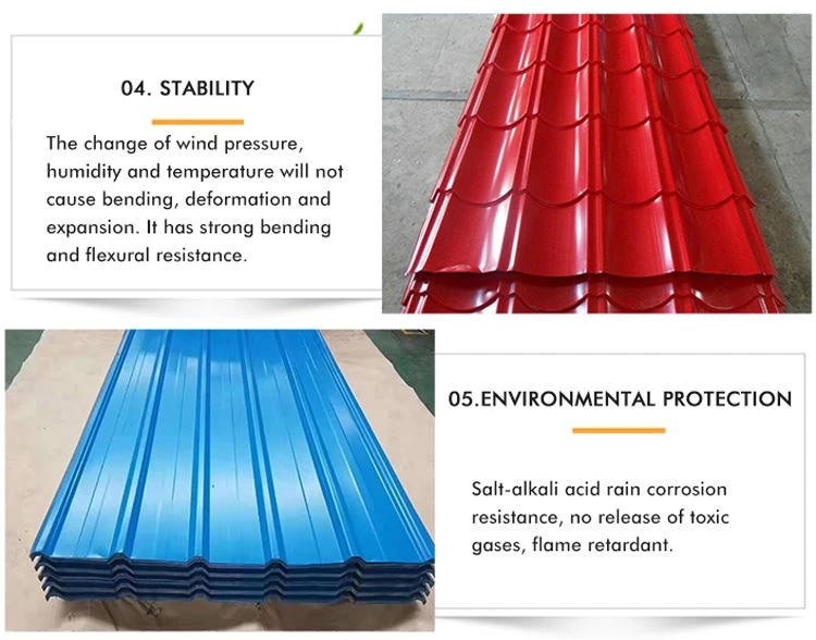Pre-Painted Corrugated PPGL Roofing Sheet